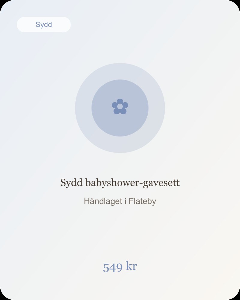 Sydd babyshower-gavesett