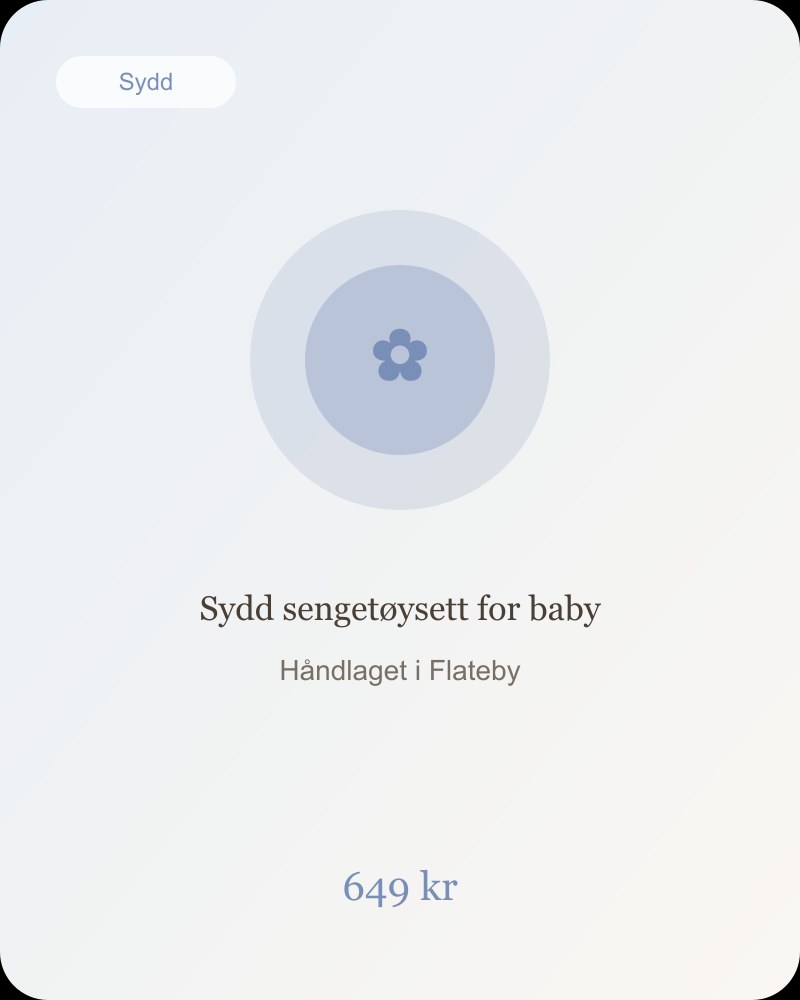 Sydd sengetøysett for baby